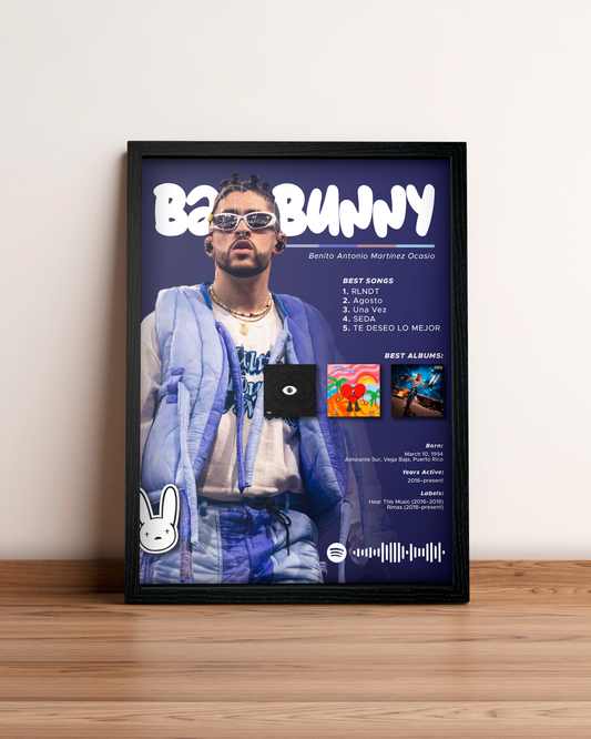 Bad Bunny - Cuadro Artista