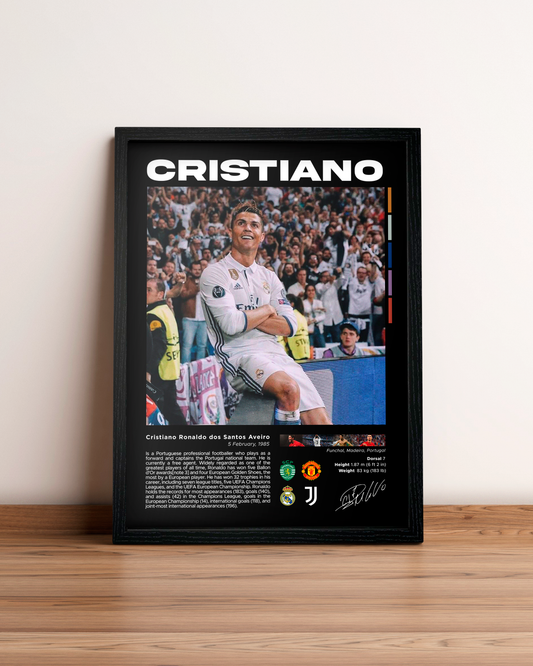 Cristiano Ronaldo - Cuadro Deportista #3
