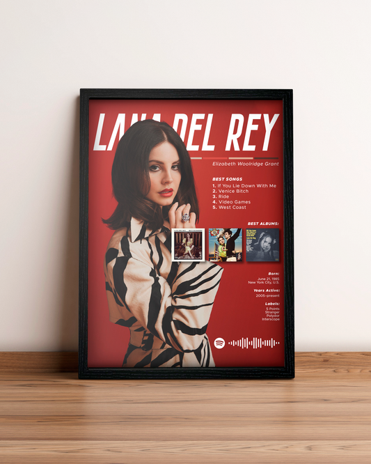 Lana Del Rey - Cuadro Artista