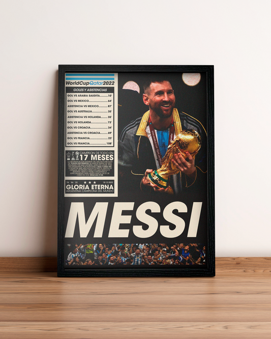 Messi Mundial - Cuadro Deportista