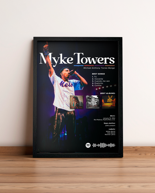 Myke Towers - Cuadro Artista #2